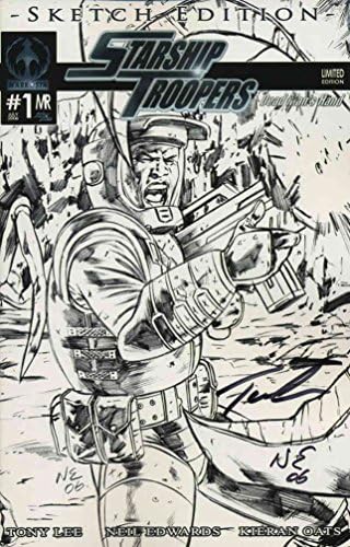 חיילי ספינת החלל: ידו של איש מת 1 ד ' וי-אף/נ. מ.; מרקוסיה ספר קומיקס | גרסה במהדורה מוגבלת